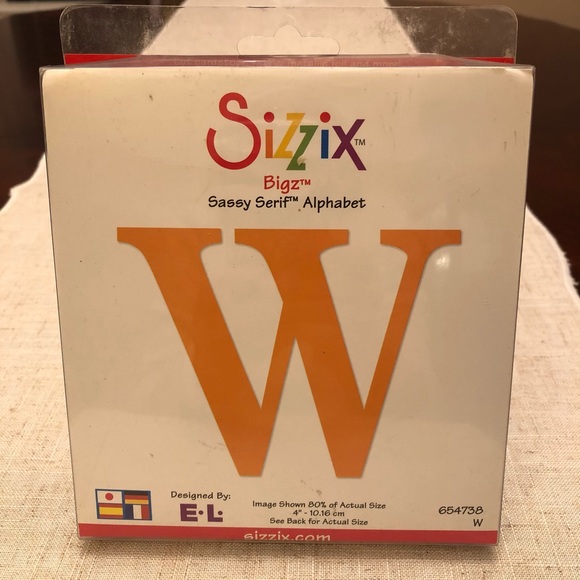 Sizzix Bigz Fustella Alfabeto Sassy Serif – Lettera Z In Acciaio Per Scrapbooking E Fai Da Te